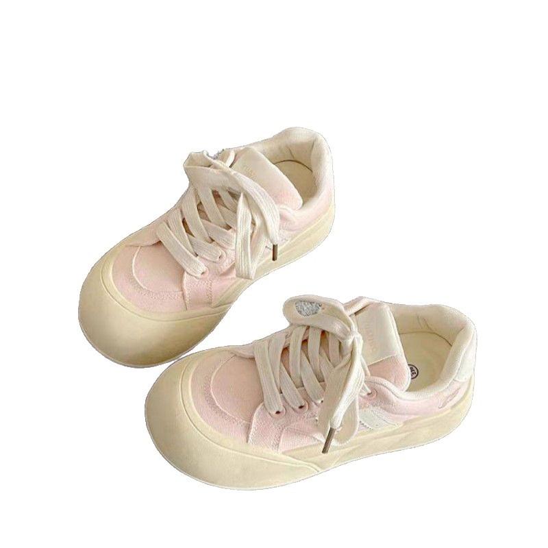 High-value platform white shoes women's new casual board shoes trendy versatile niche bread shoes