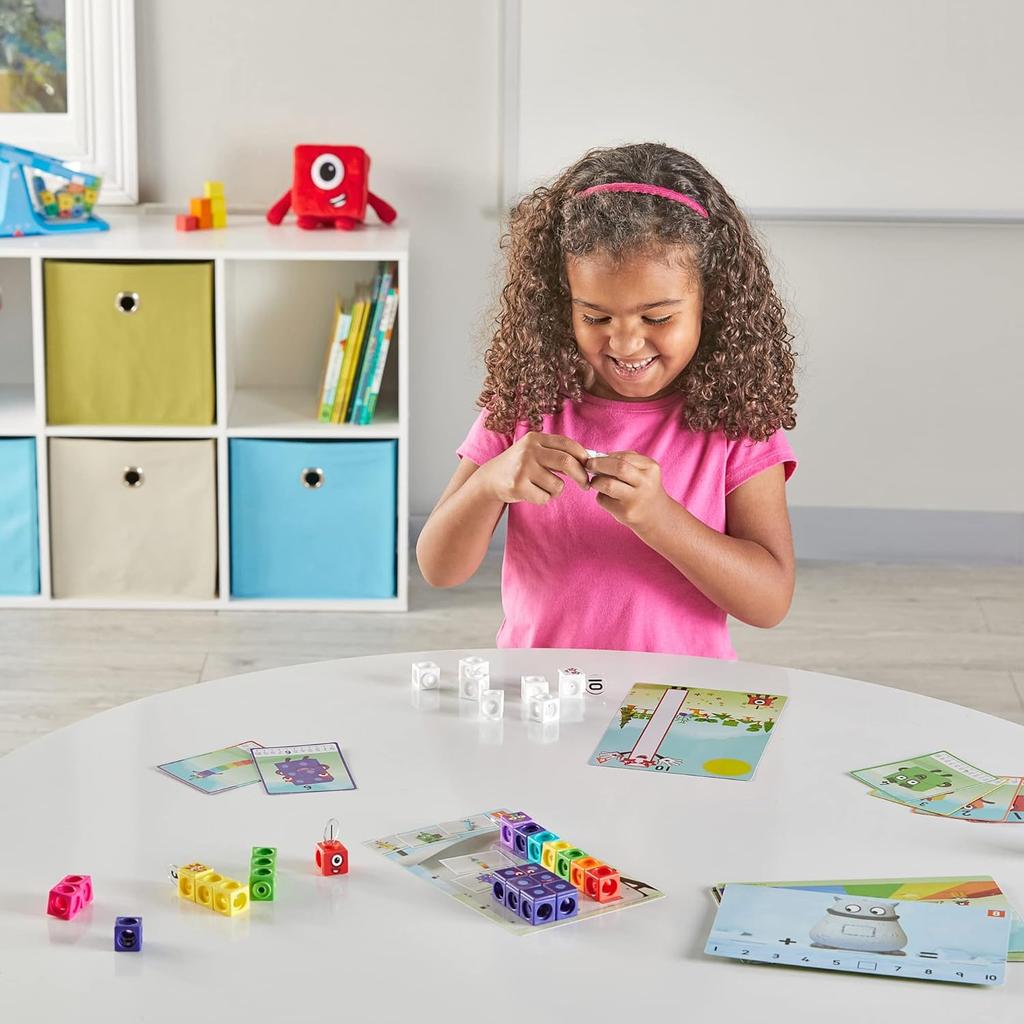 Bloques Cubos de Unión Numberblocks 1-10 Juego de Actividades 30 Actividades de Aprendizaje Preescolar Cubo de Conteo Juguete Educativo Juegos de Números