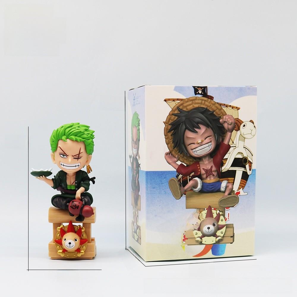 One Piece Luffy Zoro Sanji Pvc Collectible Figures For Manga Enthusiasts