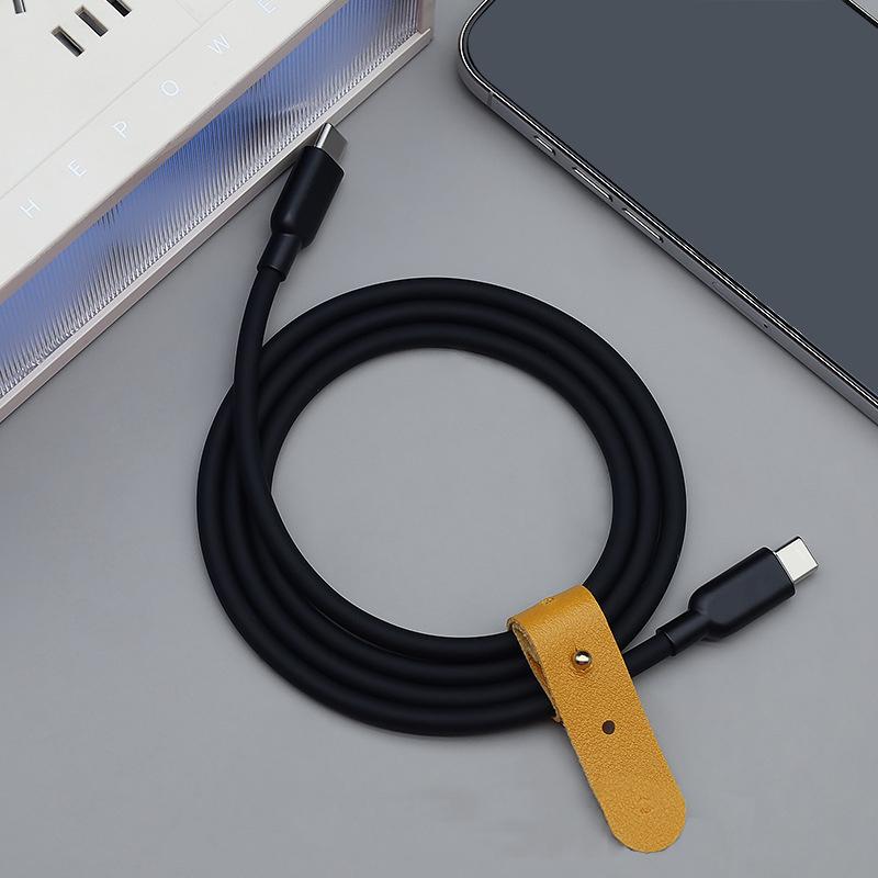 Cavo di Ricarica Rapida Usb C-C in Silicone Liquido da 240W per 17 16 15 Pro Max S26