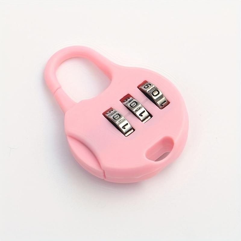 

1pc Password lock pencil case password lock notebook password lock stationery password lock small password lock розовый