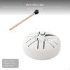 Mini Steel Tongue Drum, 6Note, 3in, Portable Percussion for children Beginners Red