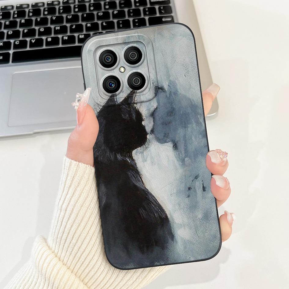 For Honor X6 X8 5G Case Popular Flower Bowknot Soft Silicone Shockproof Bumper For HonorX8 HonorX6 TFY-LX1 VNE-LX1 VNE-N41 Cover
