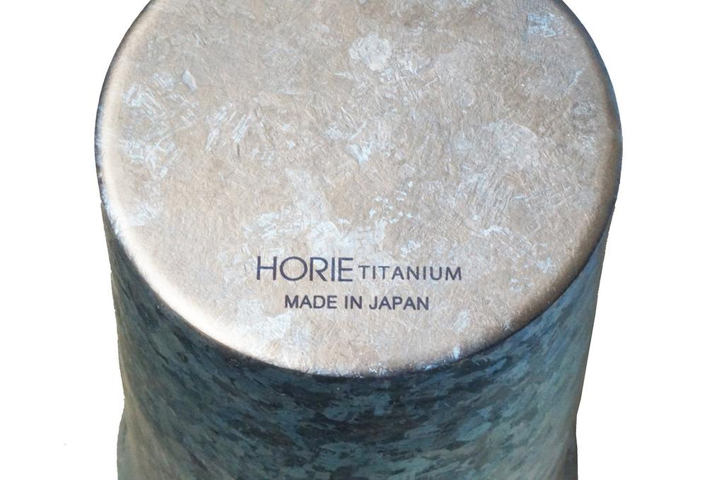 HORIE Titanium double tumbler made in Niigata wide blue x pink set T13KM300WDSET Tsubame, prefecture, kiln-made, mouth, 290cc, Yui, 2-color