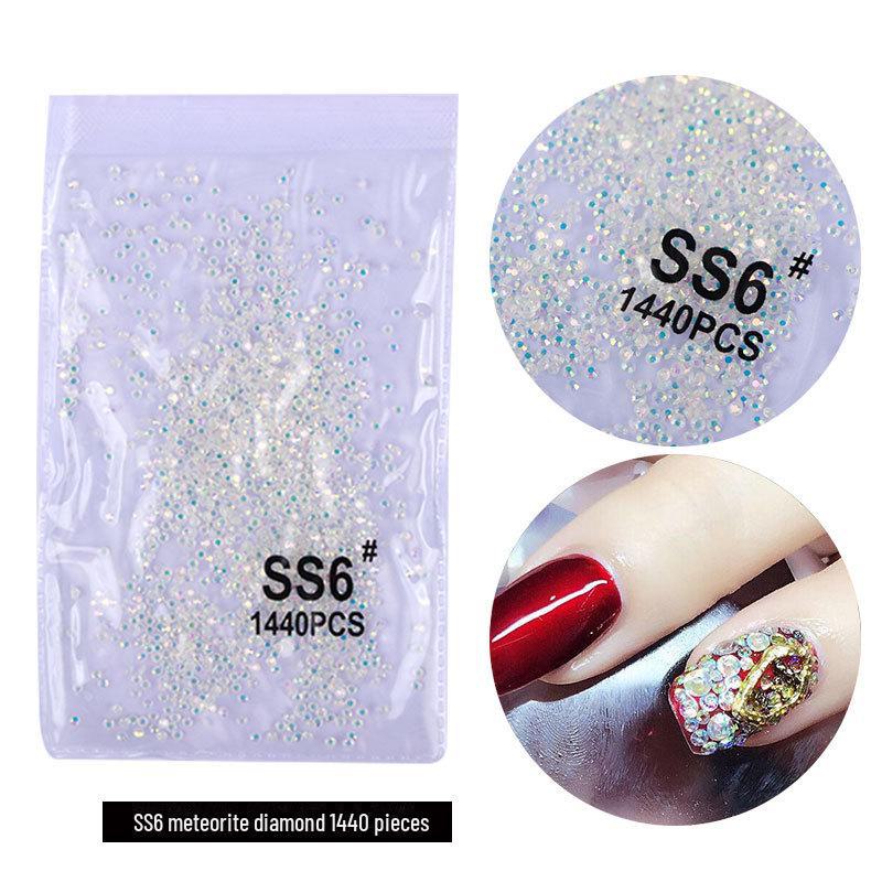 

Серебряно-белые чешские стразы AB Fantasy Color для дизайна ногтей с бриллиантами - Super Flash, с плоским дном, не опадают