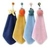 Cute 3D Doll Cartoon Hand Towel - Quick-Drying, Lint-Free, Absorbent, Hanging Towel for Kids