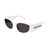 Balenciaga Side Letter Irregular Shape Sunglasses Women Sunglasses BB0258S-003
