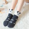 Winter Explosion Coral Fleece Women'S Socks Three-Dimensional Cartoon Terry Socks, Thickened Christmas Socks, Japanese Floor Socks