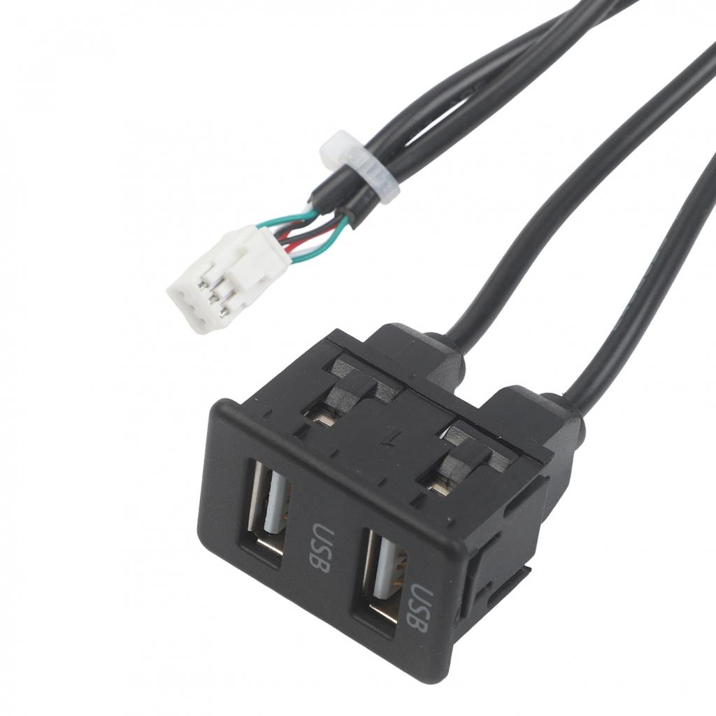 6 Pin USB Port Car Navigation USB Interface Dual USB Panel 6-pin Connector