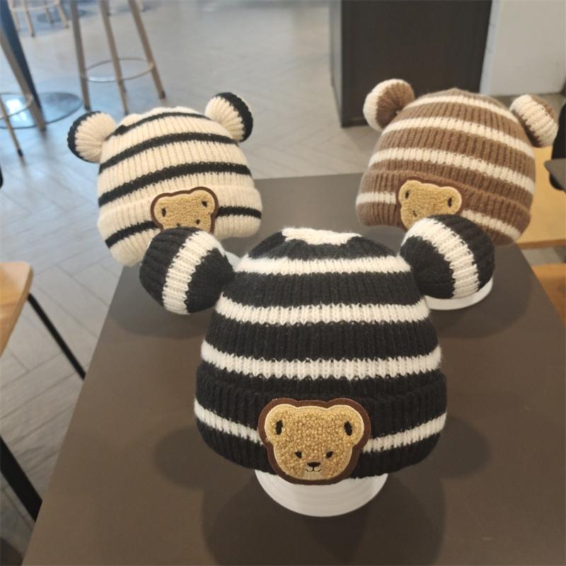 Дитяча тепла вітрозахисна шапка з вушками для хлопчиків та дівчаток – Осінь/Зима