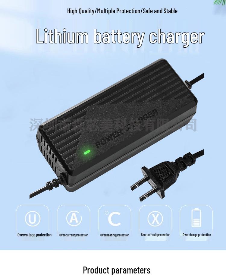 14,6V 6A LiFePO4 Batterieladegerät für 12,8V Akkupack - Vier in Reihe