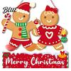 Santa Claus Wall Art Christmas Wooden Hanging Pendant Festive Ornaments with Hemp Rope for Tree Rustic Farmhouse Window Fireplace Decoration,