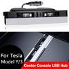 For Tesla Model Y Juniper 2026 Retractable Center Console USB Hub Model 3 Highland Phone Charger Fast Charging Docking Station