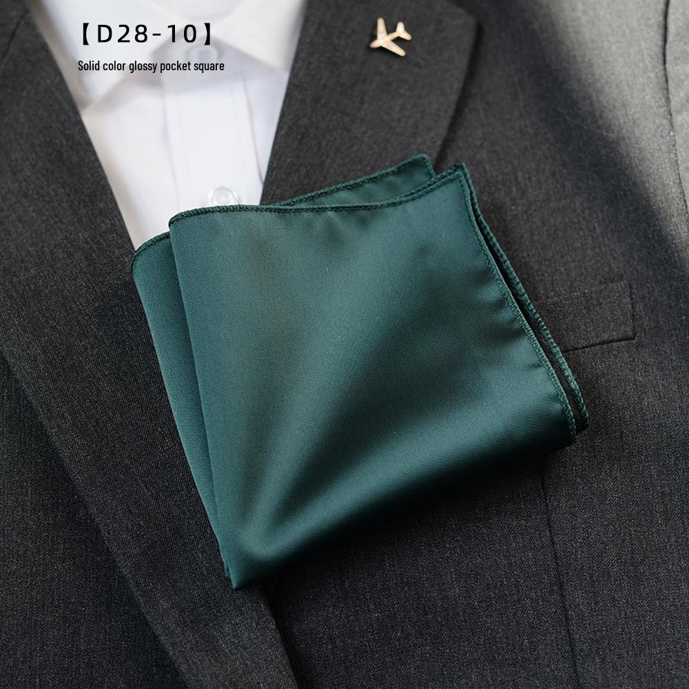 Retro Square Handkerchief: Men's Formal Scarf & Pocket Square Accessory