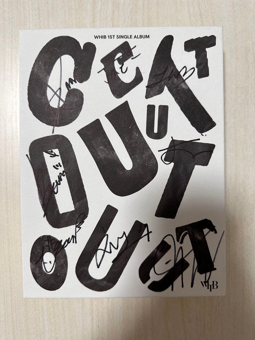 

[USED] WHIB 1ST SINGLE ALBUM SIGNED