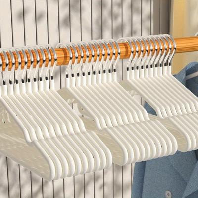10 Stück nahtlose Kleiderbügel, einfache Nass- und Trocken-Kleiderbügel für den Haushalt, Aufbewahrungsbügel, rutschfeste Kleiderbügel