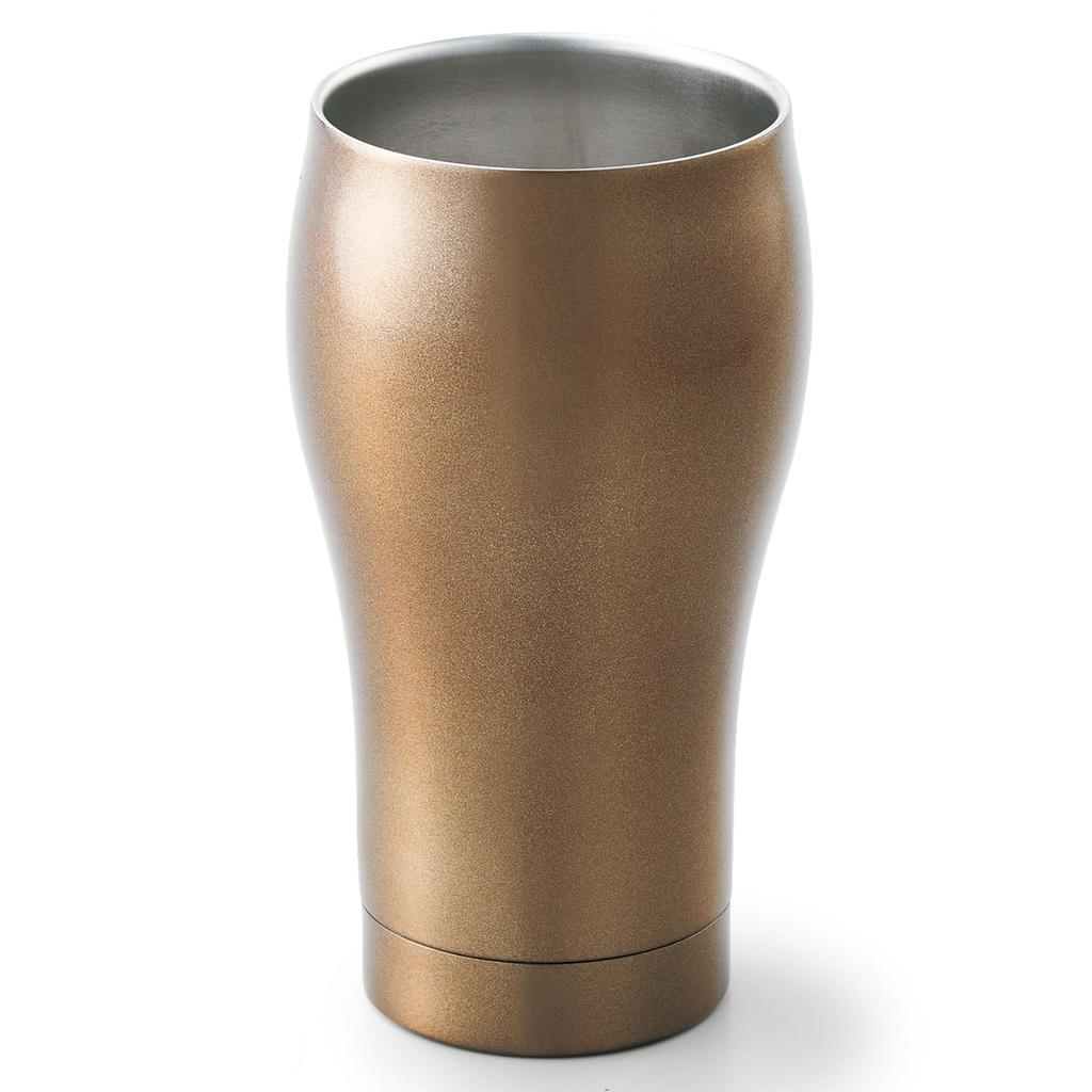 Dolce duo Brands GR-1787 Stainless Steel Tumbler, 350ml, Perfect for Beer and Highballs, Keeps Hot or Cold, Vacuum Insulated, Double-Walled Design,