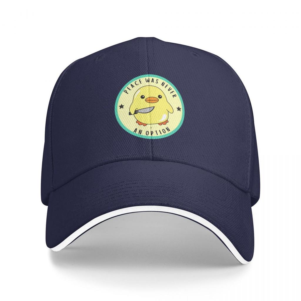 Duck Peace Was Never An Opition Printed Baseball Caps Snapback Baseball Hats Breathable Casual Casquette Outdoor Unisex
