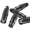 Neewer 20 Stück XLR Mikrofon Snake Stecker 10 männliche und 10 weibliche Stecker Kabel Mikrofon Audio aus Zink Hohes Rauschen 3-polige Anschlüsse, Anschlüsse, Buchsen,