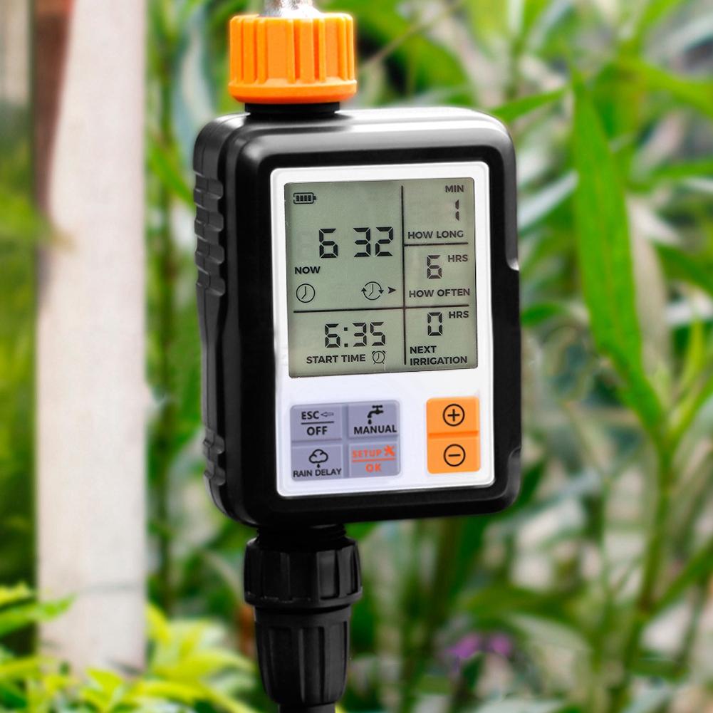 Automatic Smart LCD Display Electronic Garden Water Timer Watering Irrigation System Controller