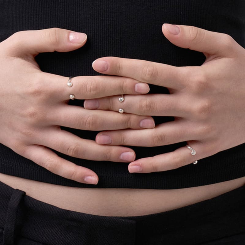 

TIERNO R.005/SHELL OPEN RING S (No. 1-4)