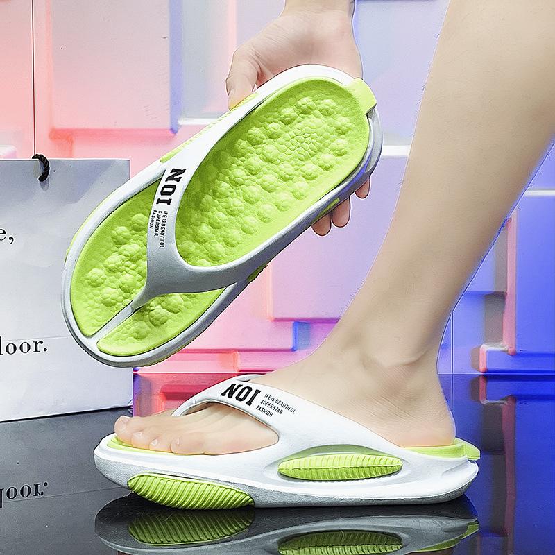 Flip-flops Men's New Summer Outer Wear Thick-soled Non-slip Deodorant Sandals Comfortable and Versatile Personalized Indoor Cool Slippers