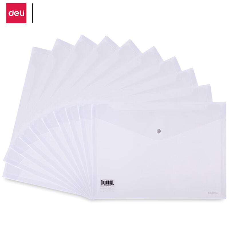 Deli A4 Transparent File Folder Set