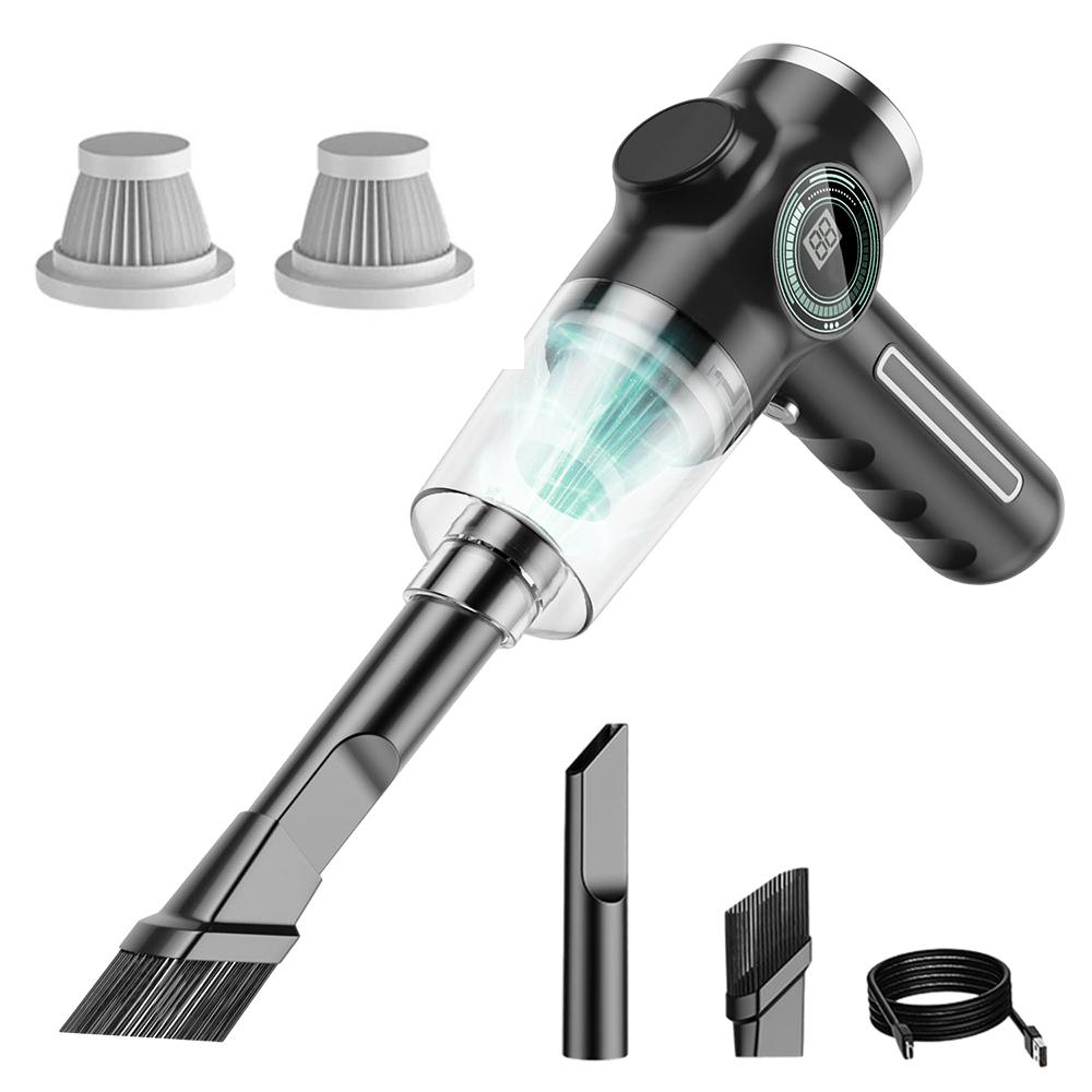 Wireless Car Vacuum Cleaner Strong Suction Dust Catcher Cordless Handheld Wet Dry Vacuum Cleaner Air Duster For Car 290000Pa