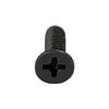 Motorcycle Master Cylinder Front Brake Reservoir Cover Cap Screws Replacement M4x0.7x12mm Black 6-Pack