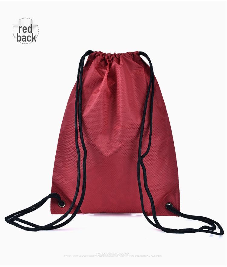 Unisex Oxford Waterproof Drawstring Backpack - Gym & Outdoor Use