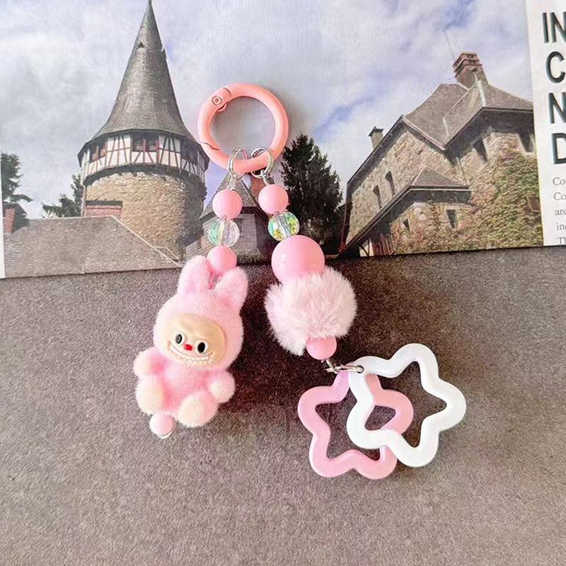 

Рождественский Лабубу Каваий Частицы Брелок Сумка Шарм для Мобильного Телефона Брелок Рождественский Подарок