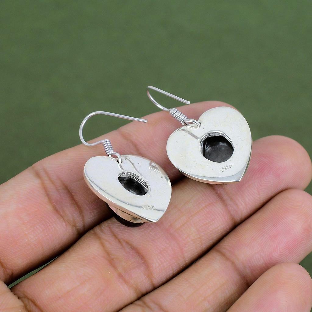 Silver Sheen Obsidian Earring 925 Sterling Silver Gemstone Earring Handmade Earrings Beautiful Silver Jewelry Gifts For Mom Stylish Earring