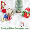 Artificial Snow White Christmas Decoration Fluffy Fiber Fake Snow Winter Tree Ornament Stuffing Material DIY Snowy Scene Decor