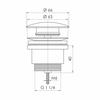 Universal Graphite Click-Clack Plug 5/4"