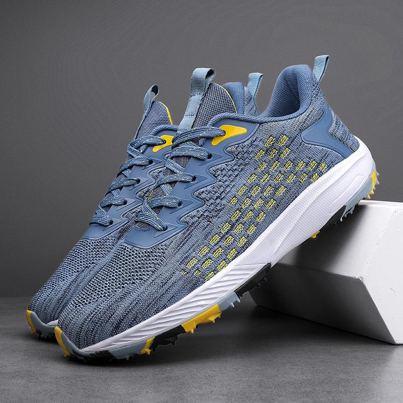 Track and field sprinting shoes college entrance examination sports student training triple jump yuan student flying net sports shoes 36 синий