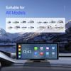 10.26" Portable Bluetooth Car Navigation Carplay Wireless Car Radio AHD Camera