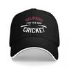 Cricket Fan Design Saying Warning I May Talk About Baseball Cap New In The Hat Luxury Woman Mens