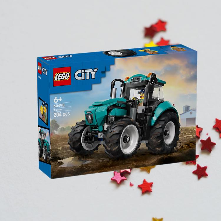 LEGO City Tractor Box Included Plastic Building Blocks 204pcs 60498 ABS 60498-ABS