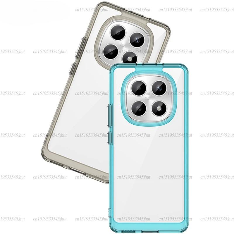 Transparent Case For Xiaomi Redmi Note 15 Case Anti-knock Silicone Colorful Cover Redmi Note 15 Pro+ Case For Redmi Note 15 Case