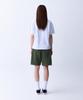 ADERNM Cut-Out Pocket Pigment Bermuda Sweat Shorts (Khaki)