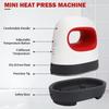 Portable Heat Press Machine for T Shirts Caps 3 Temperature Setting Mini Hand Hat Press with