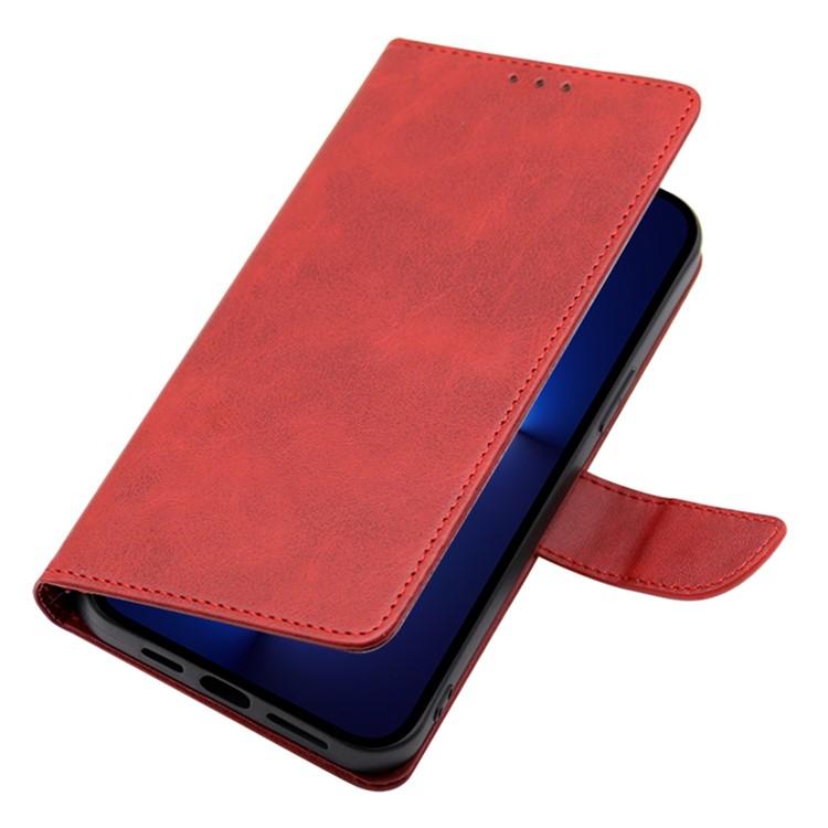 Leather Case for TECNO Spark 20 Pro+ Phone Shell Calf Texture Magnetic Wallet Cover