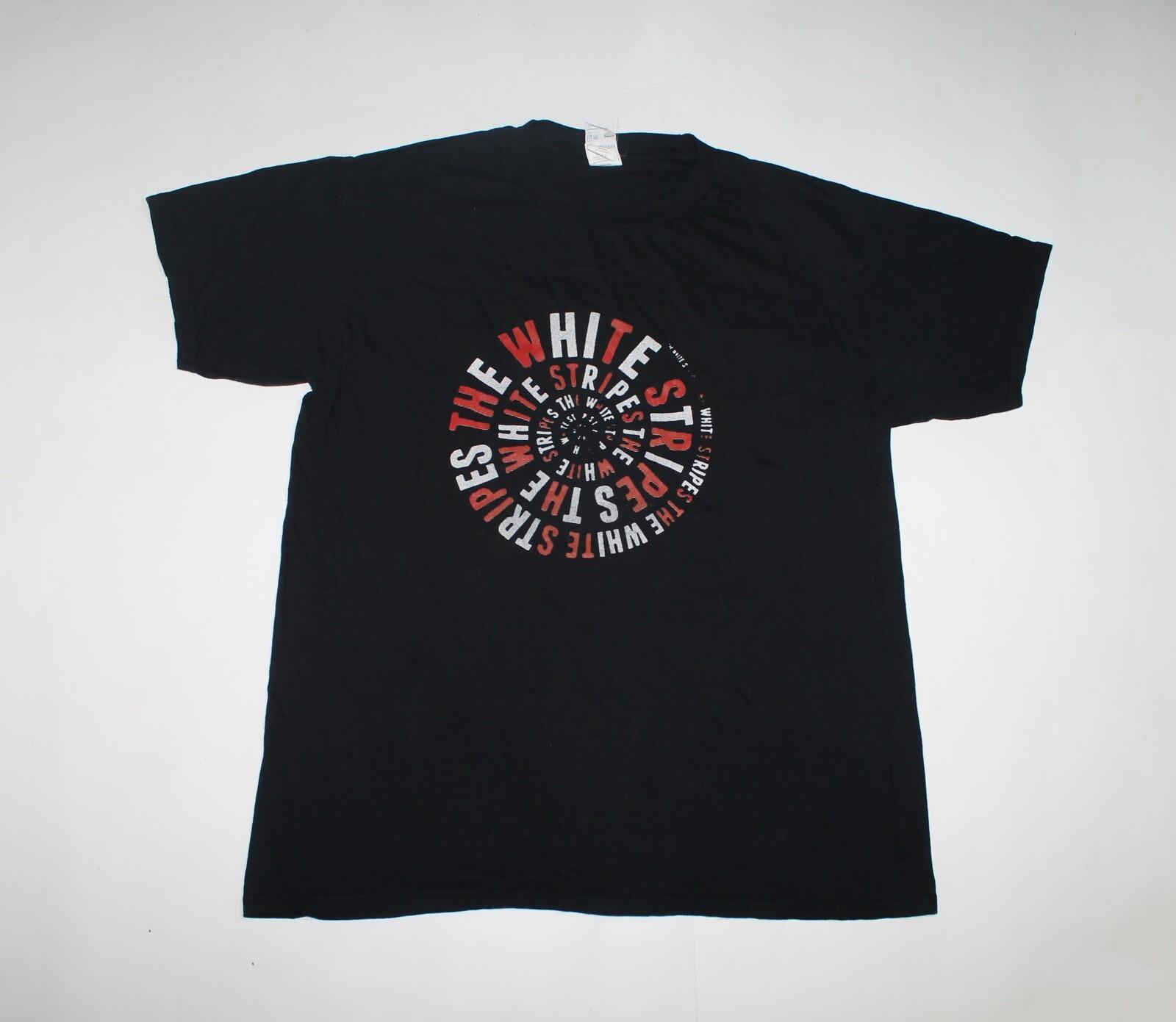 New The White Stripes T-Shirt Indie Rock Band Shirt Men s Tee Large L