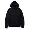 Mens Fleece-Lined Hooded Sweatshirt Winter Warm Oversized Cotton Blend Pullover Casual Outdoor Youth