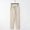 Men's Beach Streetwear Cotton Linen Sweatpants Casual Pants Hawaiian Vacation Loose Summer Straight Pants Male