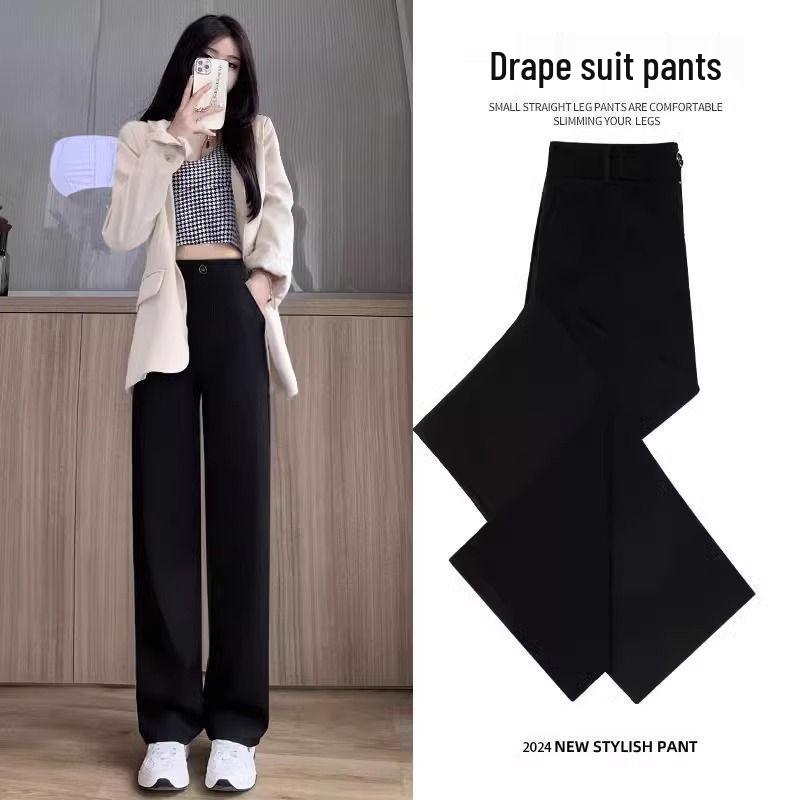 

Женские брюки с флисовой подкладкой, широкие штанины, облегающий крой - Коллекция Осень/Зима 2025 S [Approx. 85-98 lbs]