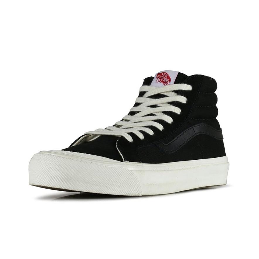 Vans Style 138 Comfortable Versatile High-Top Skate Shoes Unisex Sneakers Black White VN0A3DP9VQA1