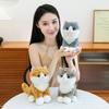 Cotton Realistic Stuffed Cat Doll Meow Sound Effect Simulated Cat Plushie  Home Decoration