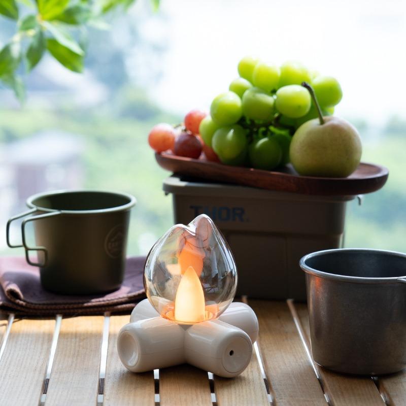 1Pcs Fire Table Lamp Atmosphere Bedroom Bar Decoration Creative Birthday Gift Tabletop Ornament Cute Safety Material