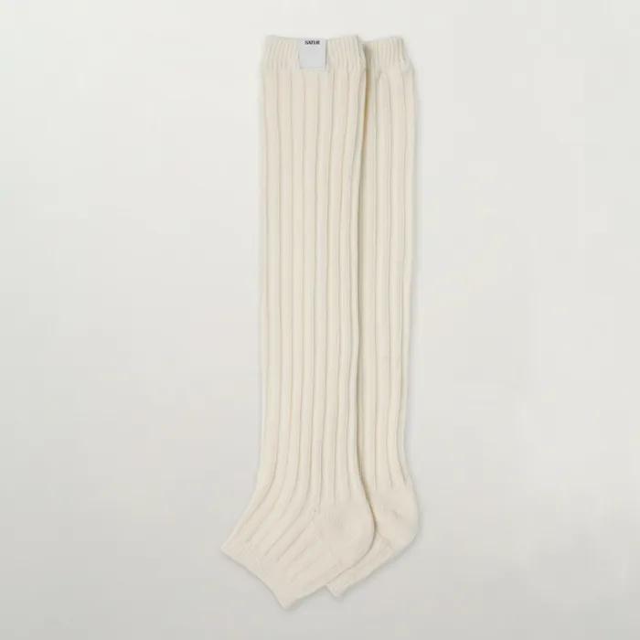 (W) Basic Leg Warmer Cream